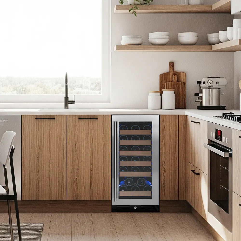 Allavino Residential Slim 15" Reserva Series 30 Bottle Wine Fridge - Perfect for Cozy Spaces