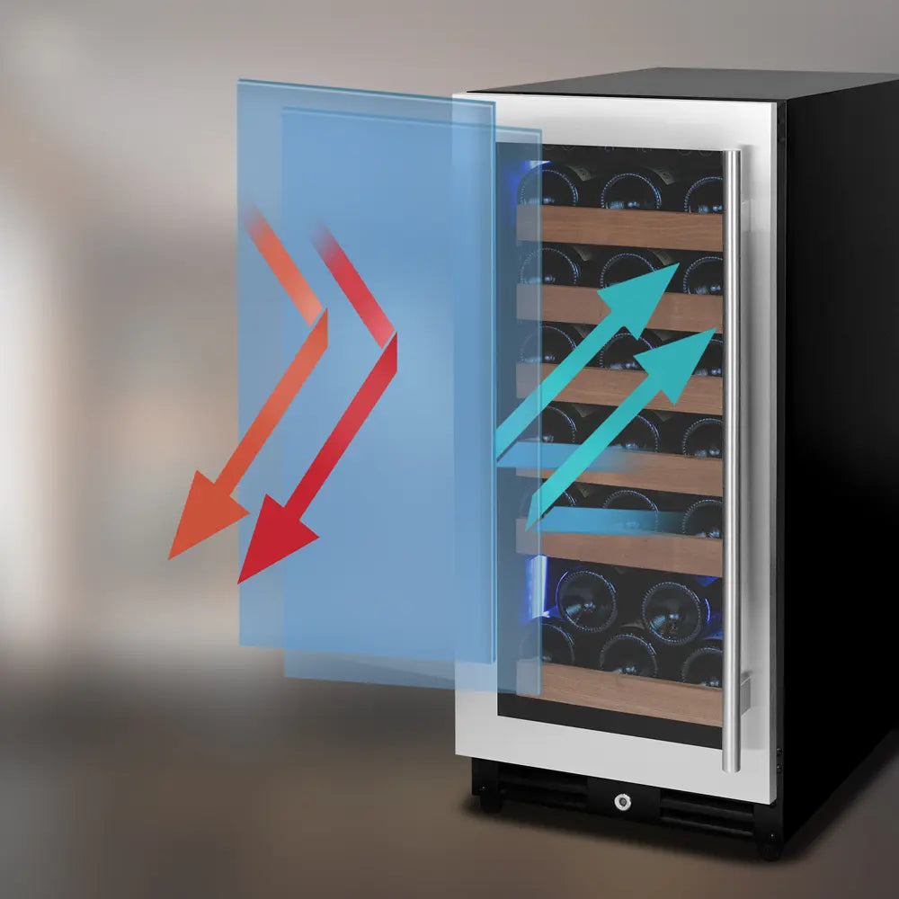 Allavino Residential Slim 15" Reserva Series 30 Bottle Wine Fridge - Perfect for Cozy Spaces