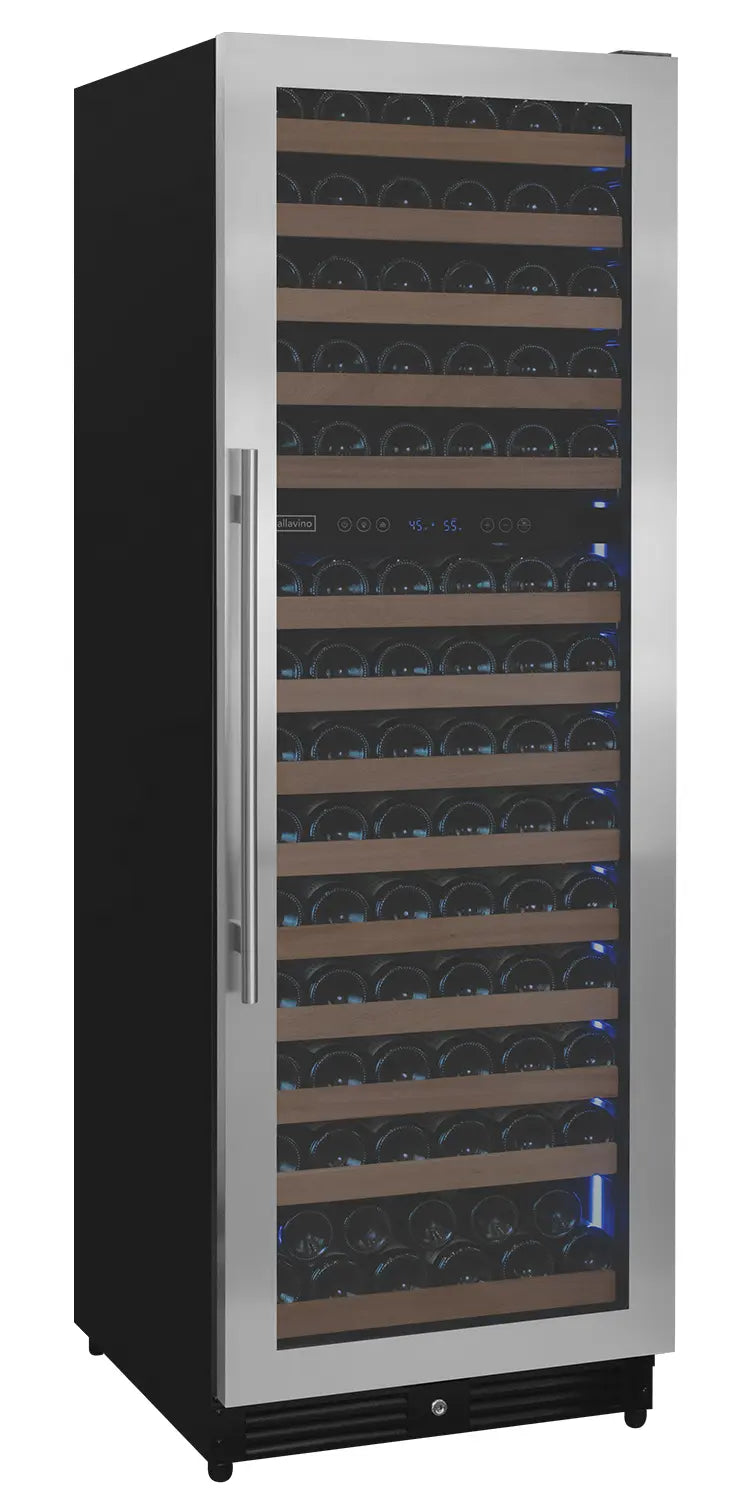 Allavino Residential Stainless steel / Dual zone / Right hand hinge Reserva Series Up To 163 Bottle 71" Tall Wine Refrigerator