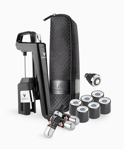 Coravin Black Timeless Six Plus Wine Preservation System - Keeps Wine Fresh for More than a Year