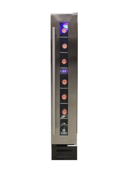 Vinotemp Residential Vinotemp Private Reserve 7 Bottle Single Zone Compact Wine Fridge Black EL-7TSST