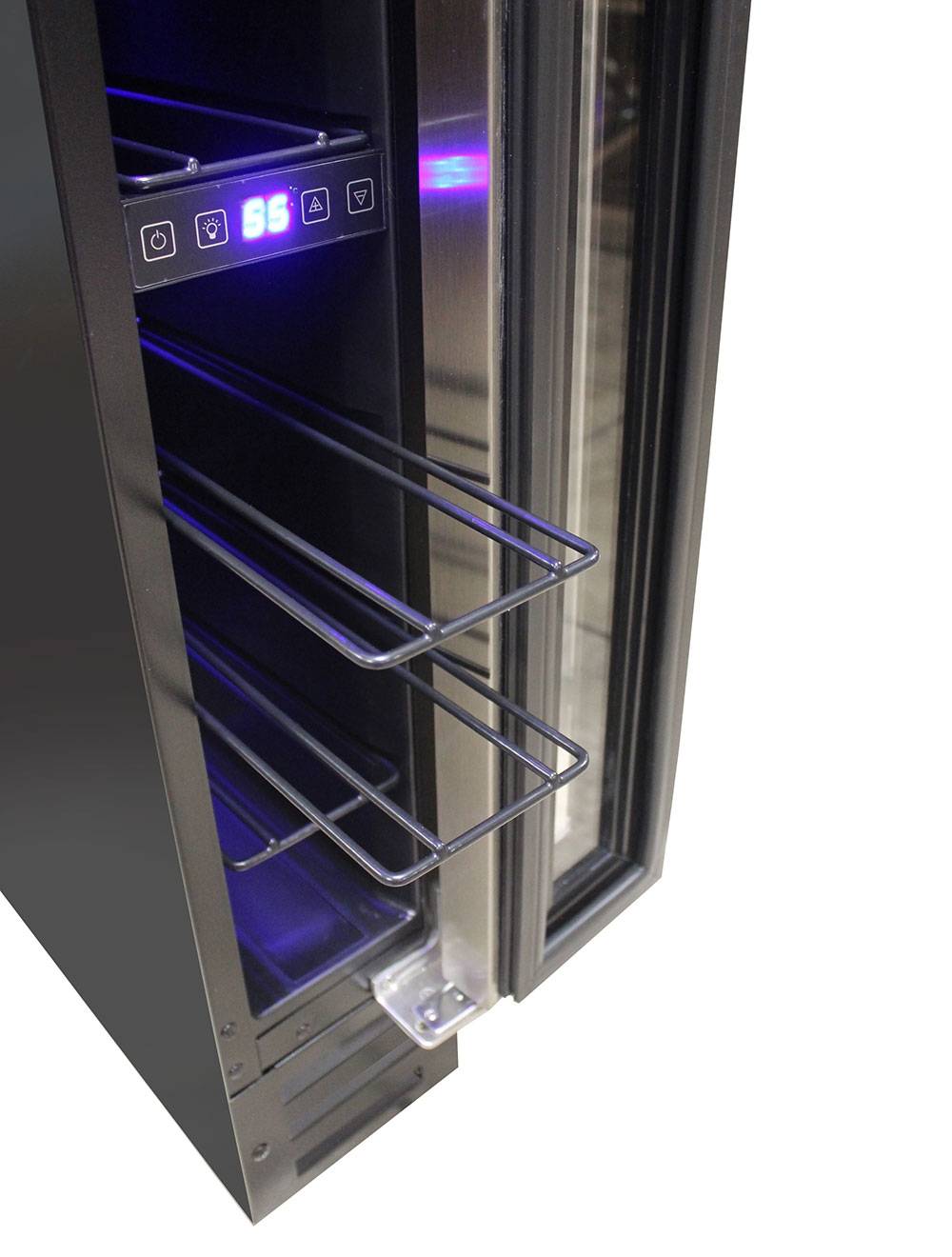 Vinotemp Residential Vinotemp Private Reserve 7 Bottle Single Zone Compact Wine Fridge Black EL-7TSST