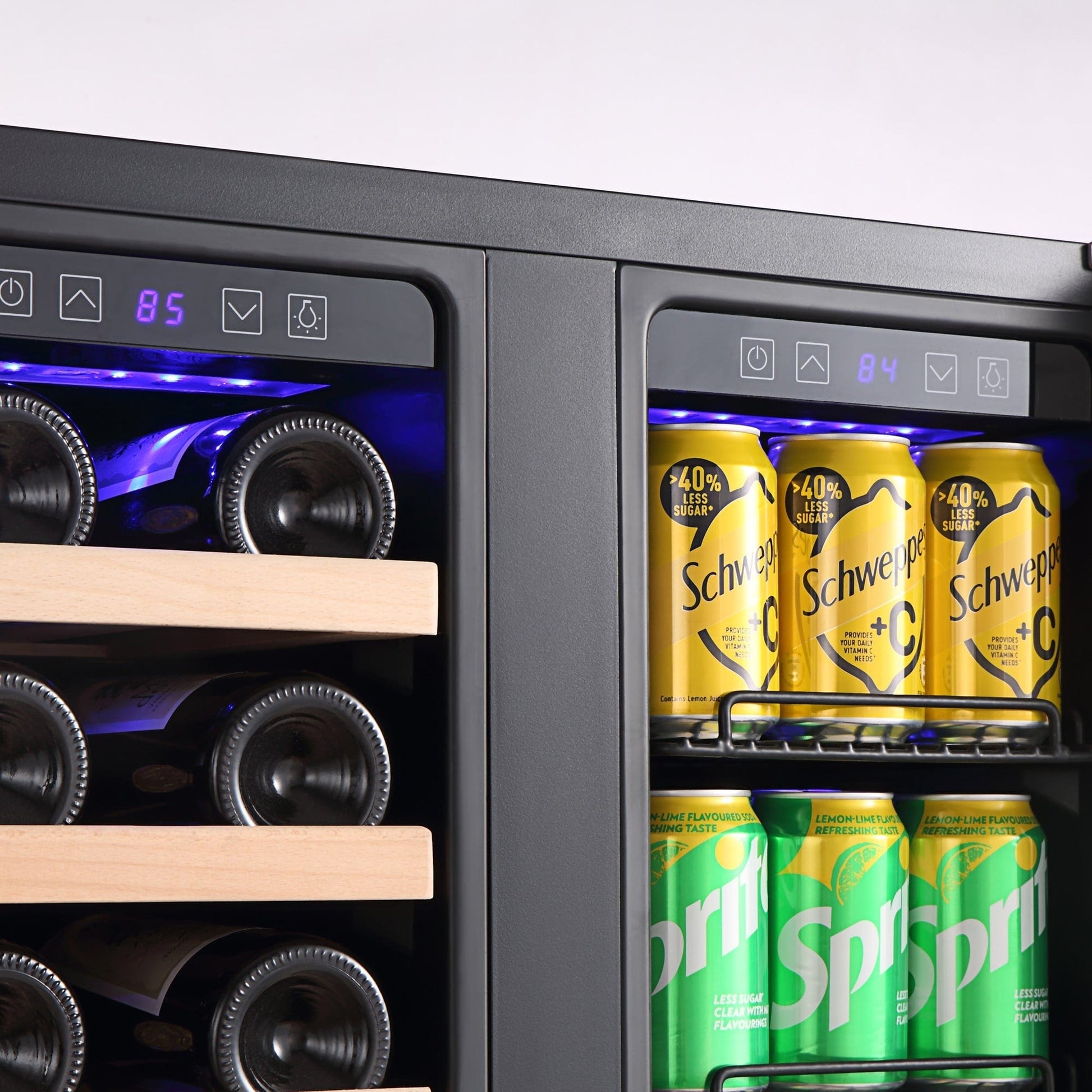 Empava Residential Empava 24" Dual Zone Wine and Beer Fridge Beverage Cooler BR03D