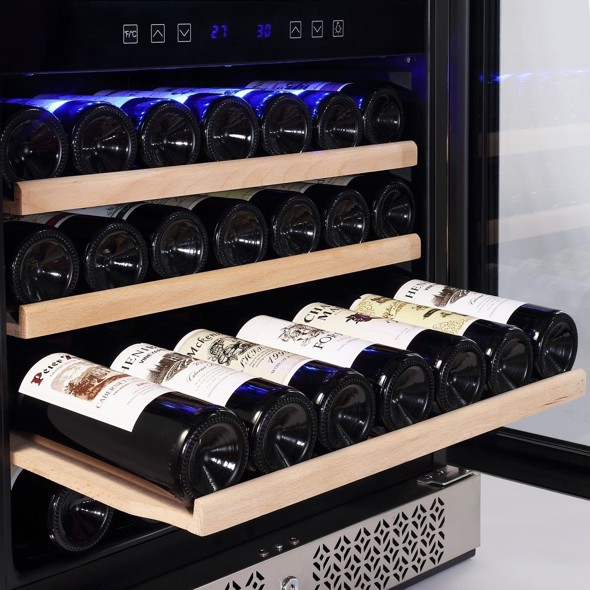 Empava Residential Empava 24 Inch Fridge Dual Zone Wine & Beverage Cooler WC04D
