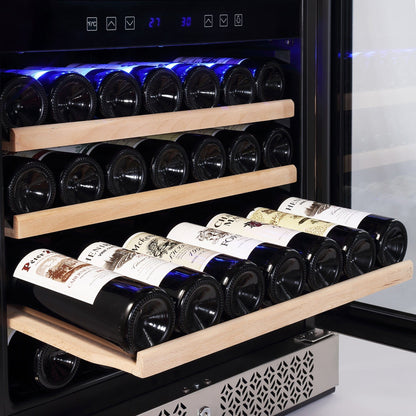 Empava Residential Empava 24 Inch Fridge Dual Zone Wine & Beverage Cooler WC04D