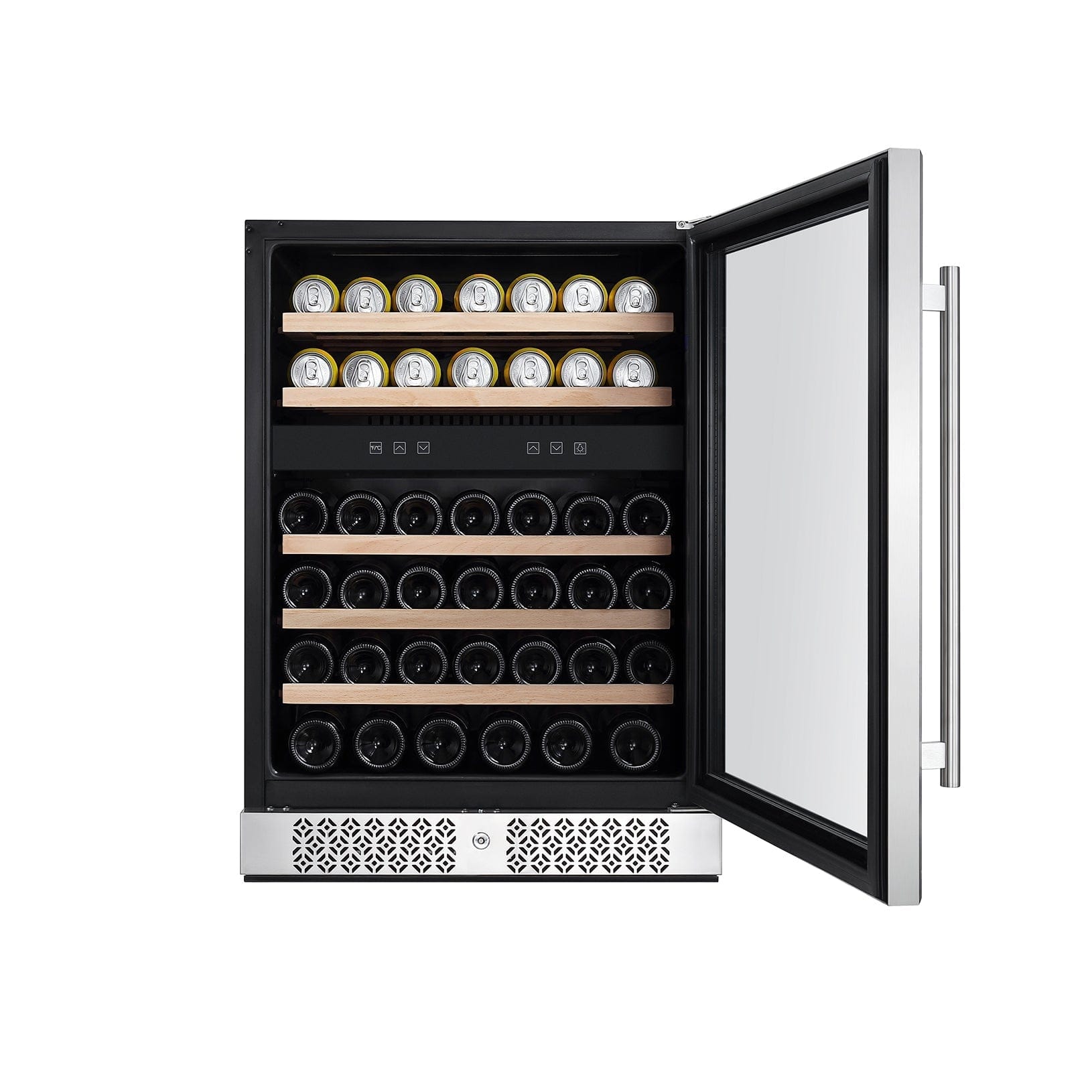 Empava Residential Empava 24 Inch Fridge Dual Zone Wine & Beverage Cooler WC04D
