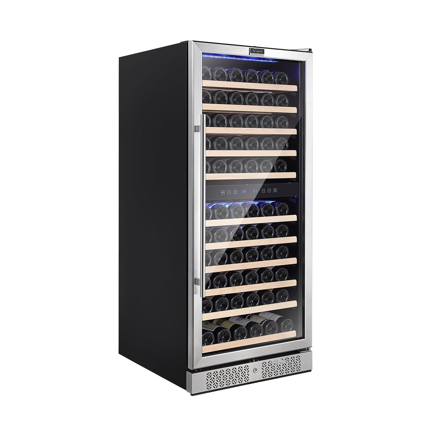 Empava Residential Empava 55" Tall Dual Zone 100 Bottle Wine Fridge