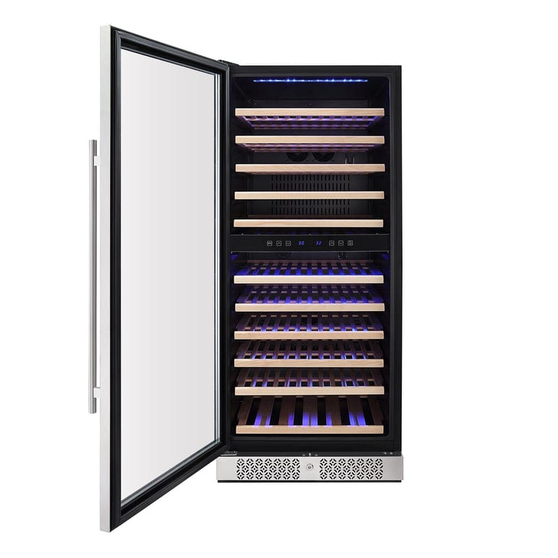 Empava Residential Empava 55" Tall Dual Zone 100 Bottle Wine Fridge WC06D