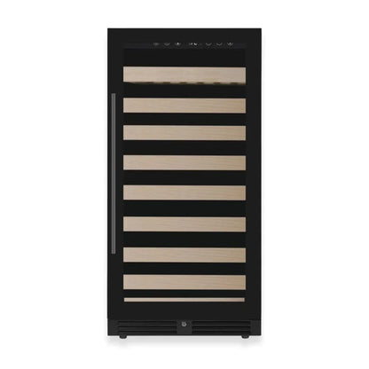 Kingsbottle Residential Collector's 99 Bottle 47-Inch Height Single or Dual Zone Wine Fridge with Modern Glass Door