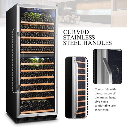 Lanbo Residential Lanbo 138 Bottle Dual Zone Wine Cooler - LW142D