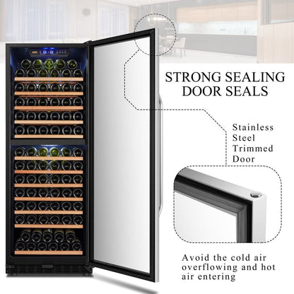Lanbo Residential Lanbo 138 Bottle Dual Zone Wine Cooler - LW142D