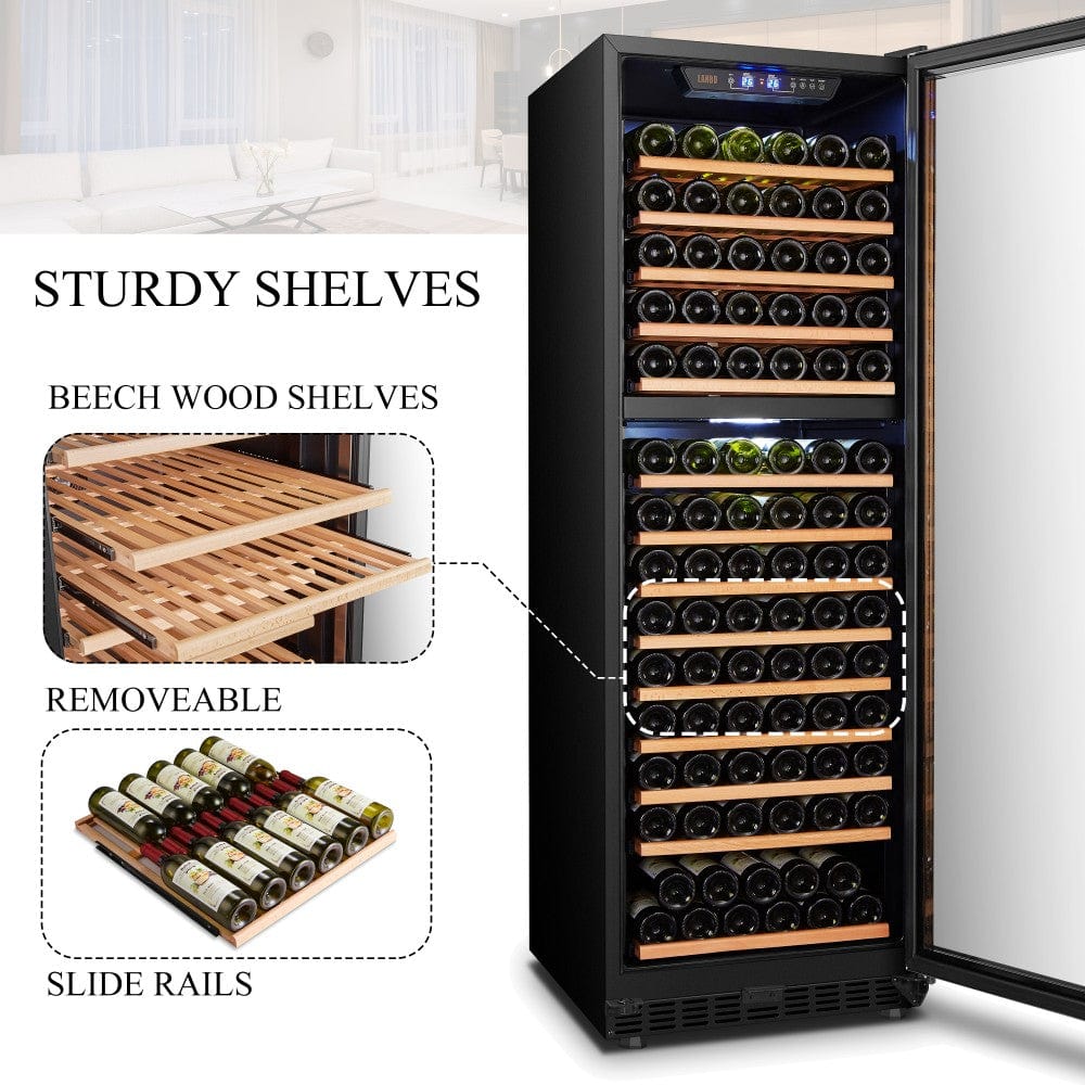 Lanbo Residential Lanbo 160 Bottle Dual Zone Wine Cooler - LW165D