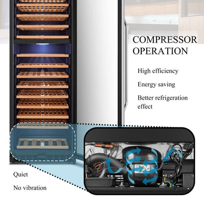 Lanbo Residential Lanbo 160 Bottle Dual Zone Wine Cooler - LW165D