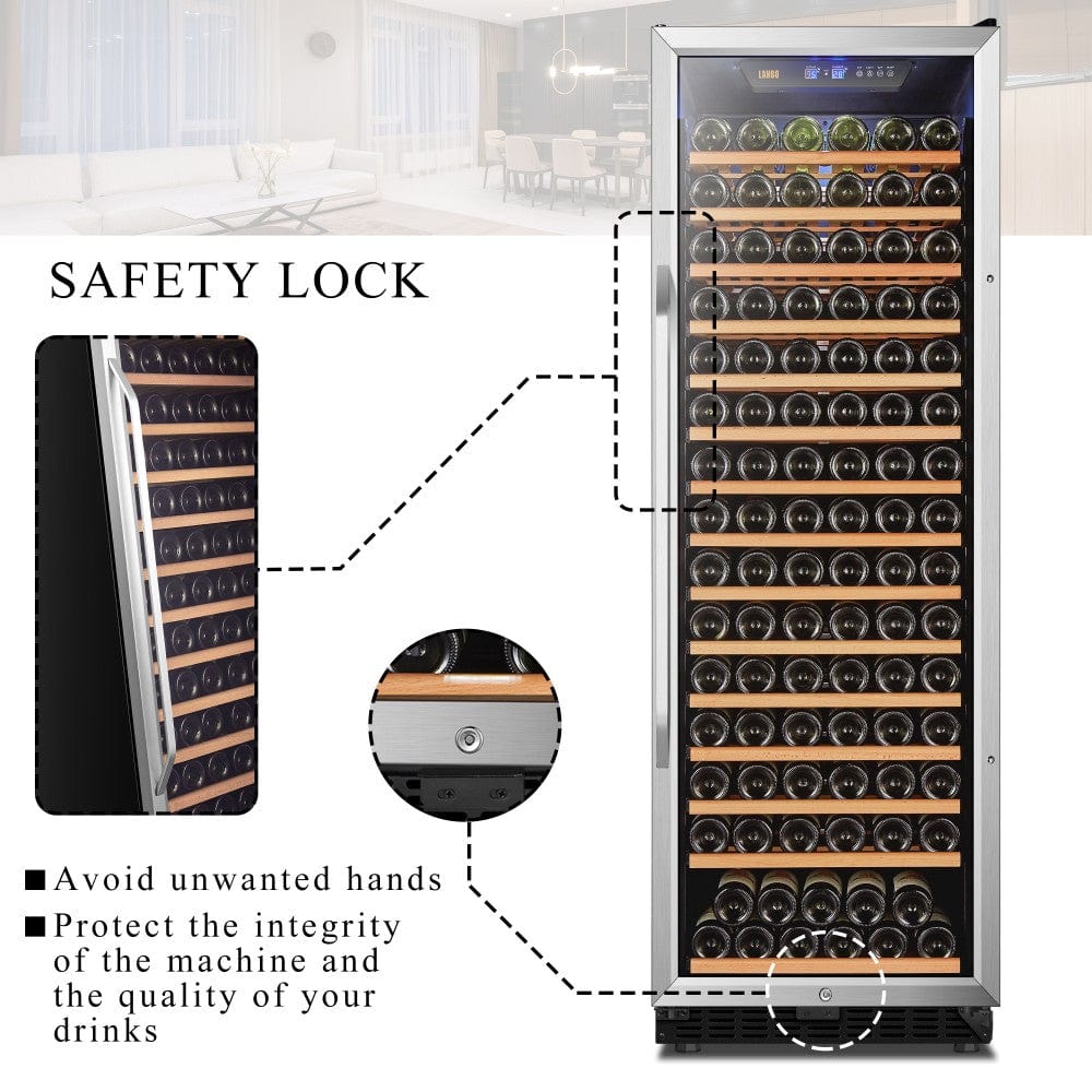 Lanbo Residential Lanbo 171 Bottle Single Zone Wine Cooler - LW177S