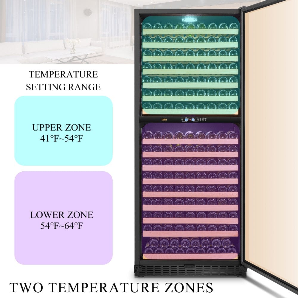 Lanbo Residential Lanbo 287 Bottle Dual Zone Wine Cooler - LW306D