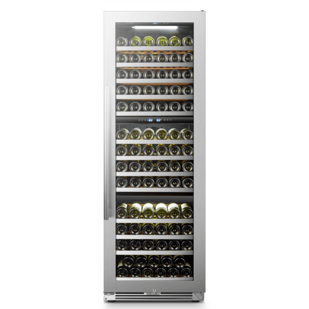 Triple zone wine cooler