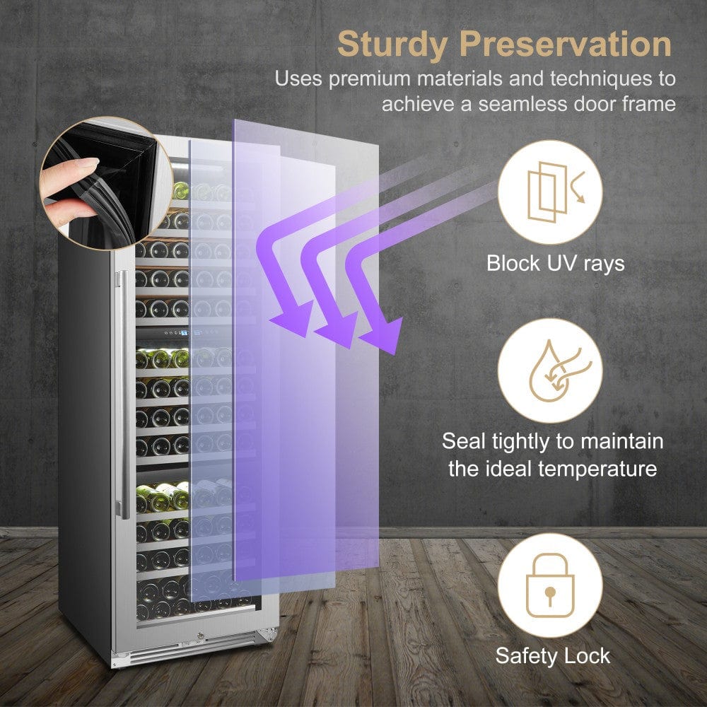 Lanbo Residential Lanbopro 143 Bottle Triple Zone Wine Cooler - LP168T