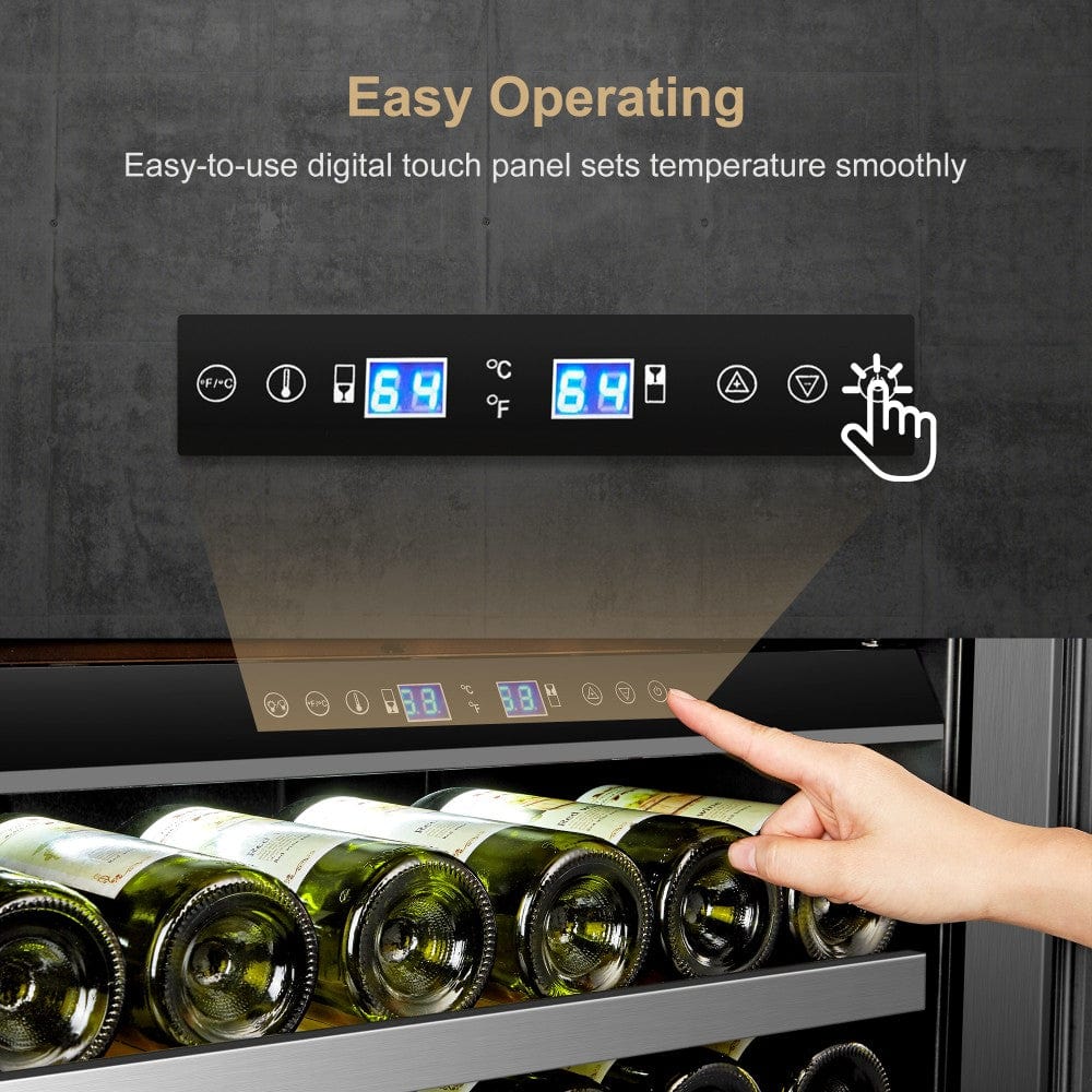 Lanbo Residential Lanbopro 143 Bottle Triple Zone Wine Cooler - LP168T