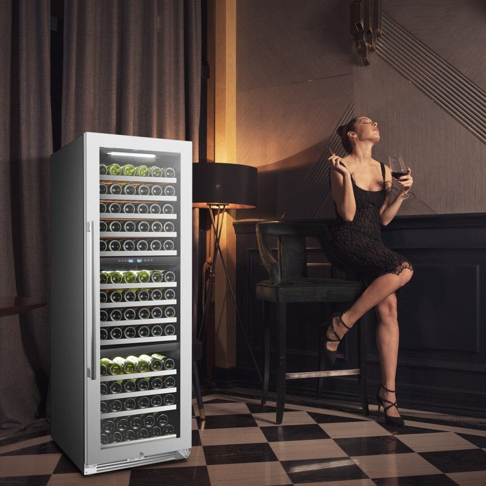 Lanbo Residential Lanbopro 143 Bottle Triple Zone Wine Cooler - LP168T