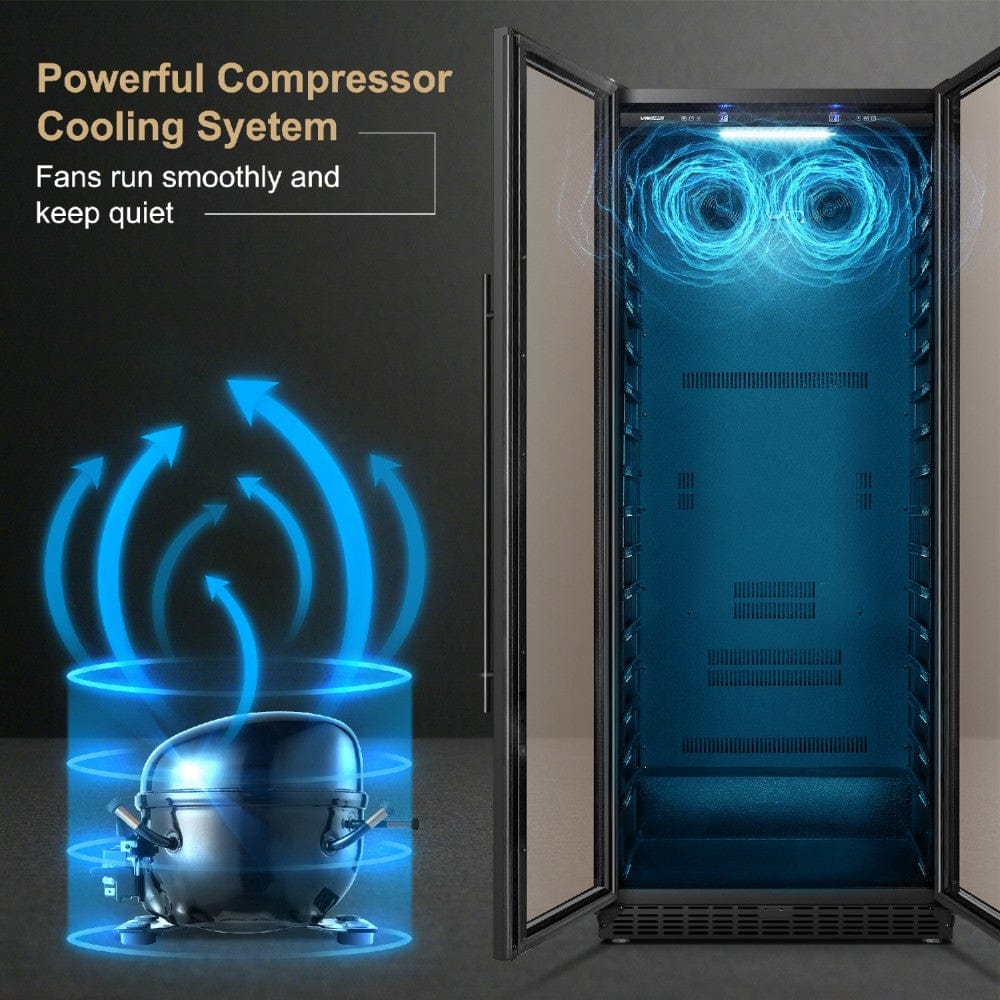 Lanbo Residential LanboPro 257 Bottle Single Zone Wine Cooler - LP328S