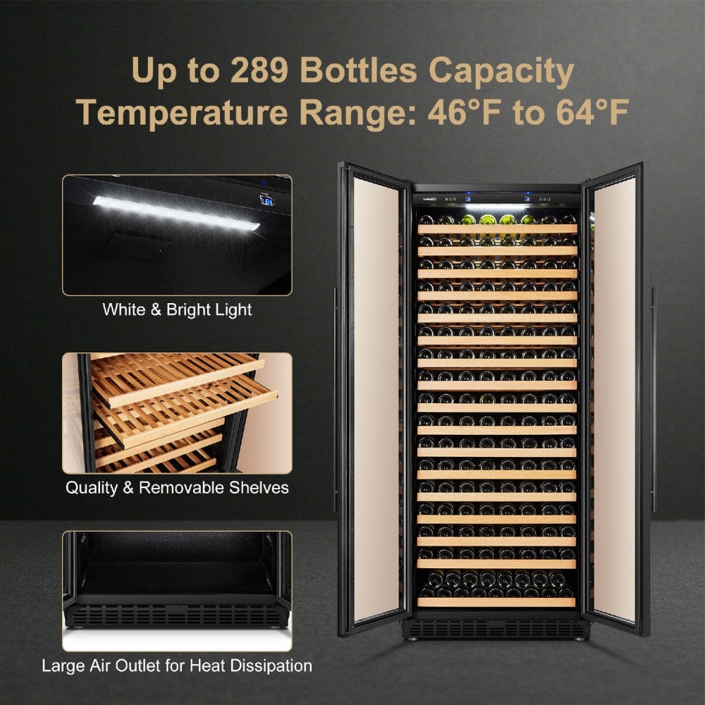 Lanbo Residential LanboPro 257 Bottle Single Zone Wine Cooler - LP328S