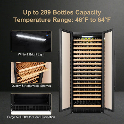 Lanbo Residential LanboPro 257 Bottle Single Zone Wine Cooler - LP328S