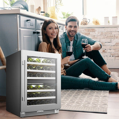 Lanbo Residential LanboPro 44 bottle Dual Zone Wine Cooler - LP54D