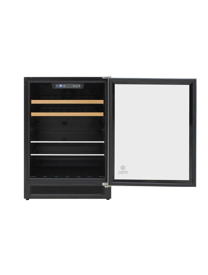 Vinotemp Residential Vinotemp 16 Bottle 106 Can Single Zone Wine and Beverage Fridge Black EL-24THWB