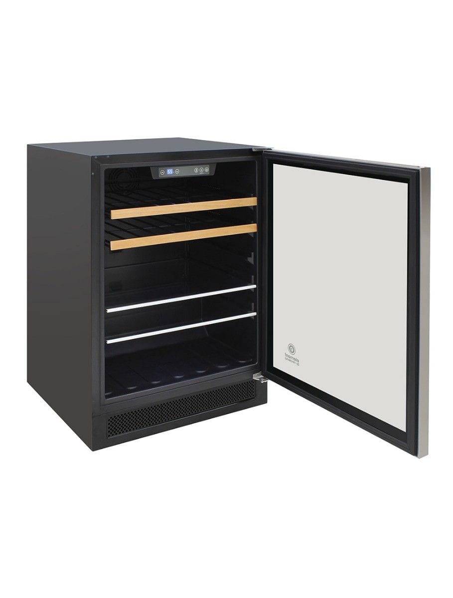 Vinotemp Residential Vinotemp 16 Bottle 106 Can Single Zone Wine and Beverage Fridge Black EL-24THWB