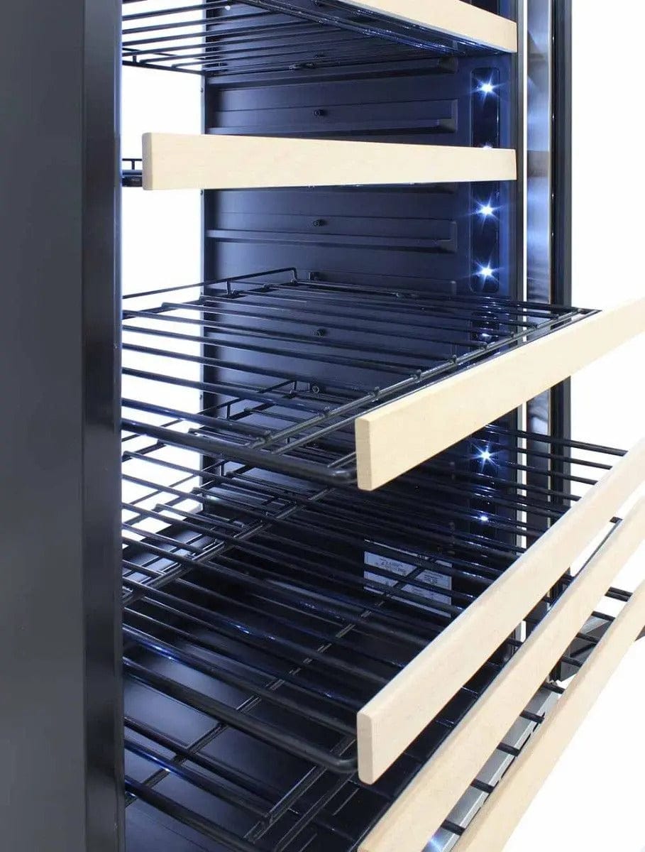 Vinotemp Residential Vinotemp 173 Bottle Single Zone 30" Wine Fridge Black EL-300DSWL
