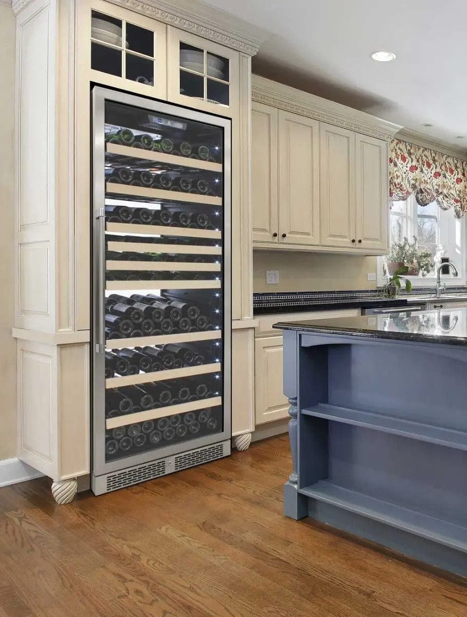 Vinotemp Residential Vinotemp 173 Bottle Single Zone 30" Wine Fridge Black EL-300DSWL