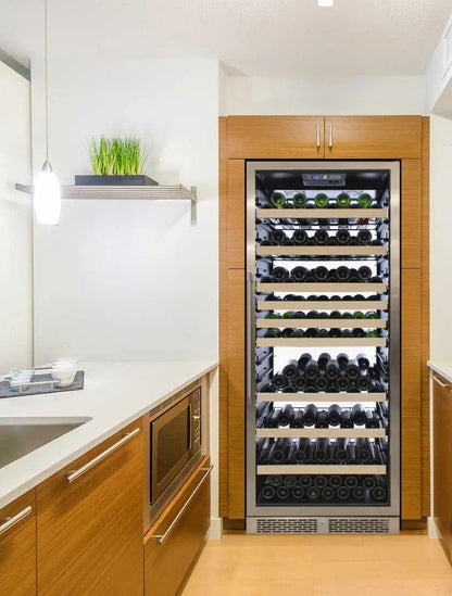 Vinotemp Residential Vinotemp 173 Bottle Single Zone 30" Wine Fridge Black EL-300DSWL