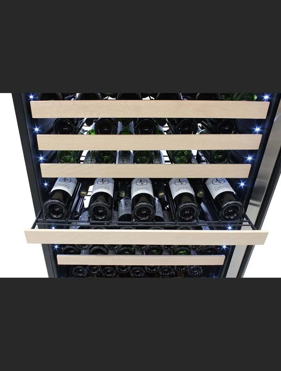 Vinotemp Residential Vinotemp 173 Bottle Single Zone 30" Wine Fridge Black EL-300DSWL