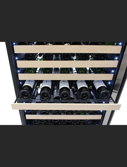 Vinotemp Residential Vinotemp 173 Bottle Single Zone 30" Wine Fridge Black EL-300DSWL