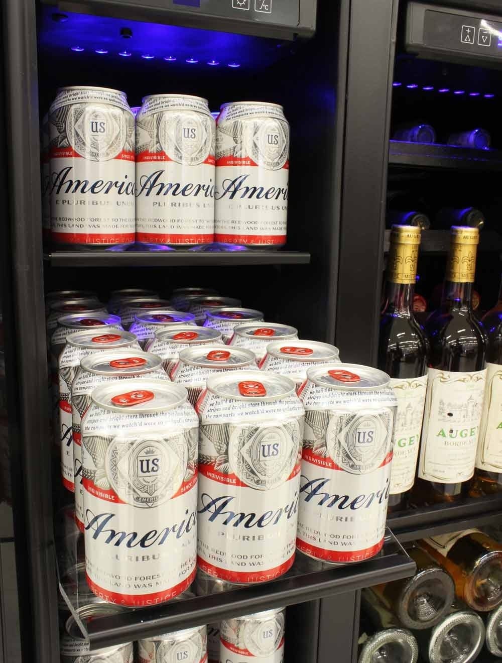 Vinotemp Residential Vinotemp 21 Bottle 55 Can Dual Zone French Door Wine and Beverage Fridge EL-BWC103-03