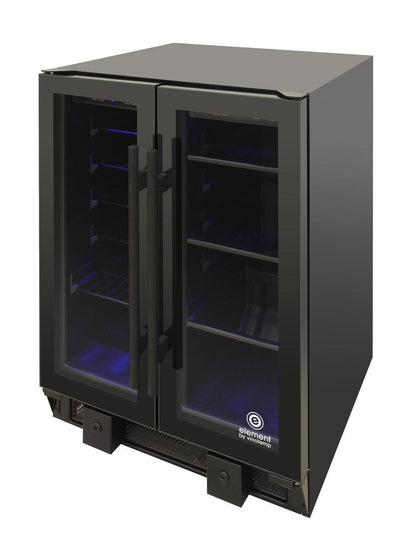 Vinotemp Residential Vinotemp 24 Bottle 58 Can Dual Zone French Door Wine and Beverage Fridge EL-BWC102-02