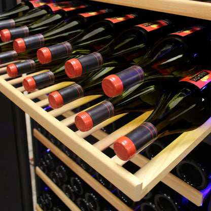 Vinotemp Residential Vinotemp 300 Bottle Dual Zone 30" Garage Wine Fridge Black EL-300GFEBRR