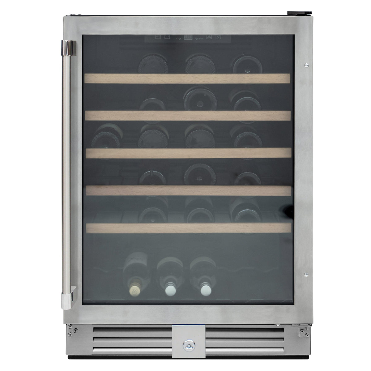 Vinotemp Residential Vinotemp 51 Bottle Single Zone 24" Wine Fridge Stainless Steel VT-51SZ01SS