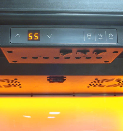 Vinotemp Residential Vinotemp Backlit 188 Bottle Single Zone 30" Commercial Wine Fridge Black EL-300COMM