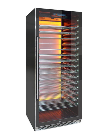 Vinotemp Residential Vinotemp Backlit 188 Bottle Single Zone 30" Commercial Wine Fridge Black EL-300COMM