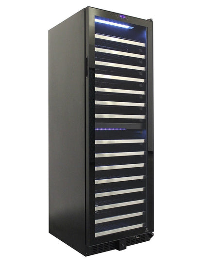 Vinotemp Residential Vinotemp Butler 155 Bottle Dual Zone 24" Wine Fridge Black EL-142TSST
