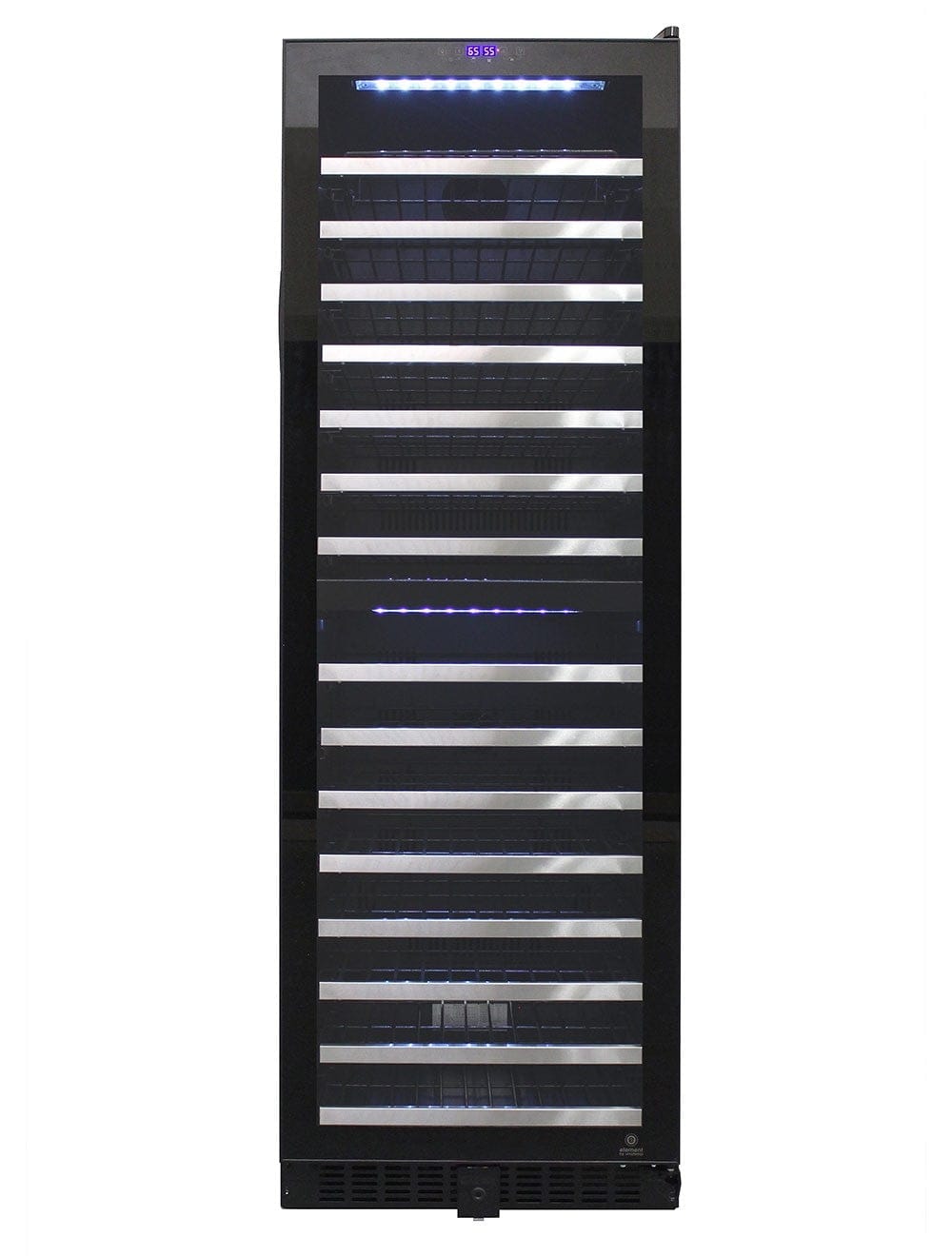 Vinotemp Residential Vinotemp Butler 155 Bottle Dual Zone 24" Wine Fridge Black EL-142TSST