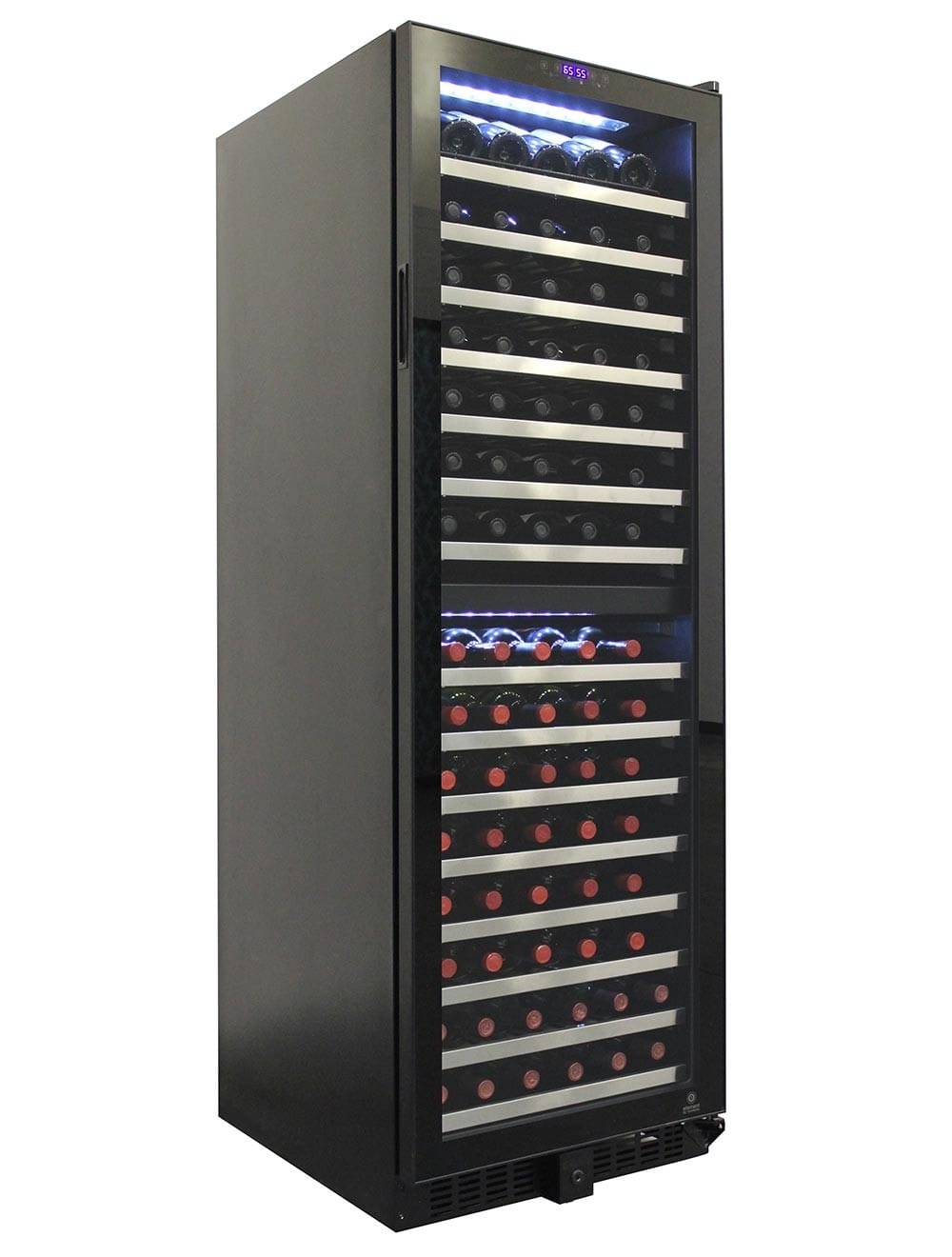 Vinotemp Residential Vinotemp Butler 155 Bottle Dual Zone 24" Wine Fridge Black EL-142TSST