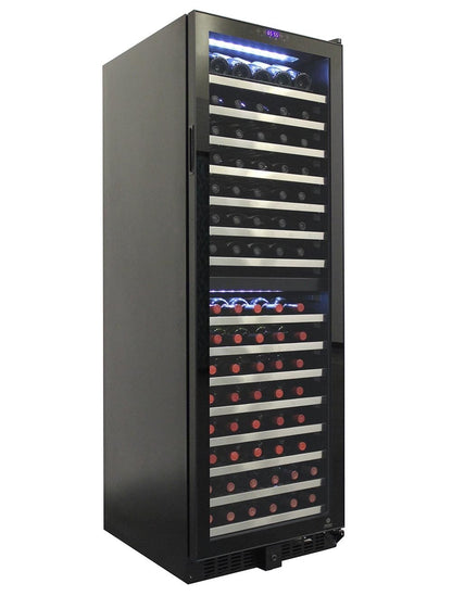 Vinotemp Residential Vinotemp Butler 155 Bottle Dual Zone 24" Wine Fridge Black EL-142TSST
