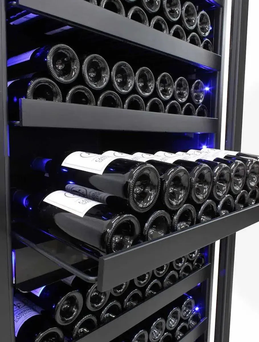 Vinotemp Residential Vinotemp Butler 228 Bottle Dual Zone 30" Wine Fridge Black EL-300TS