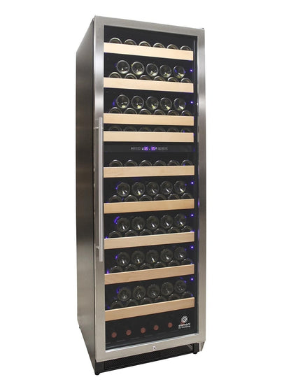 Vinotemp Residential Vinotemp Connoisseur 168 Bottle Dual Zone 24" Wine Fridge Black EL-168WCST