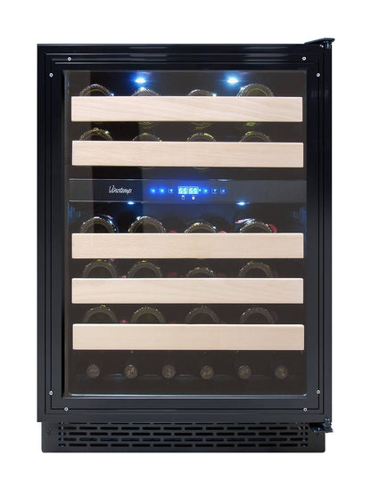 Vinotemp Residential Vinotemp Private Reserve 46 Bottle Dual Zone 24" Panel Ready Wine Fridge VT-24PR46