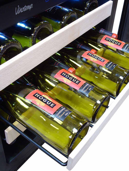 Vinotemp Residential Vinotemp Private Reserve 46 Bottle Dual Zone 24" Panel Ready Wine Fridge VT-24PR46