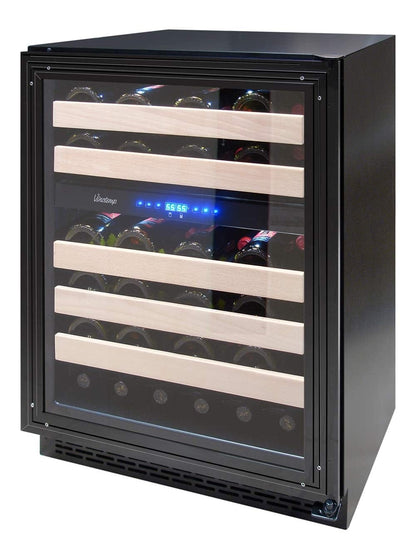 Vinotemp Residential Vinotemp Private Reserve 46 Bottle Dual Zone 24" Panel Ready Wine Fridge VT-24PR46