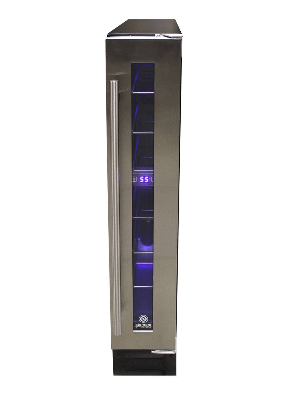 Vinotemp Residential Vinotemp Private Reserve 7 Bottle Single Zone Compact Wine Fridge Black EL-7TSST